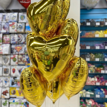 Шар Сердце " Золотой наш человек" 