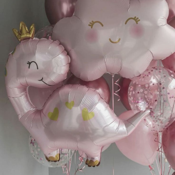 Композиция " Милый Дино с короной" 