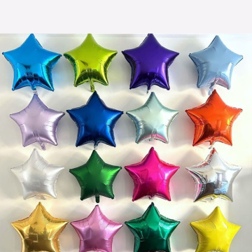 Надуть шар гелием звезда 45 см
